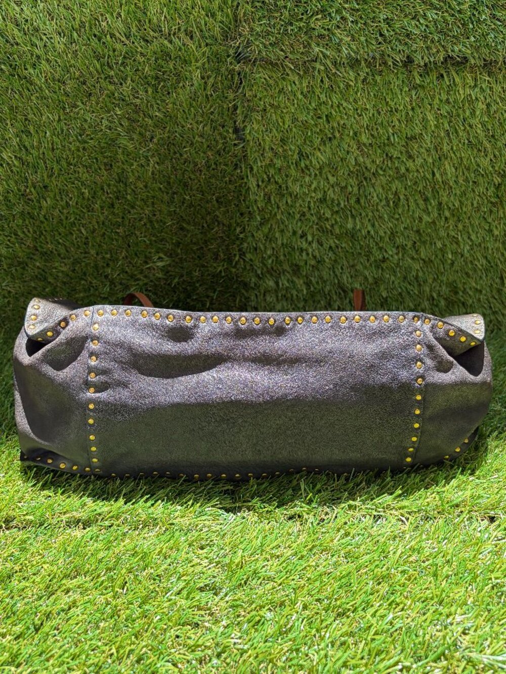 Miu Miu Studded Leather Shoulder Bag - Black - Picture 5 of 14